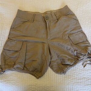 Banana Republic Linen Heritage Tan Shorts 4